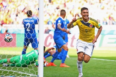 Kết quả trận đấu Colombia - Hy Lạp World Cup 2014: 3-0
